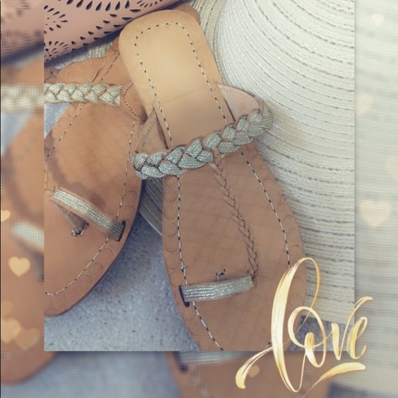 khussa Shoes - Handmade leather sandals size 8US